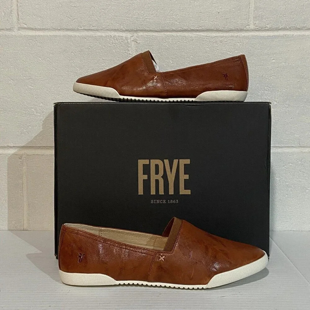 Frye Brown Leather Sneakers